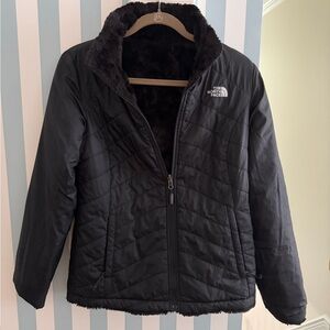 The North Face Women's Reversible Fur Black Jacket